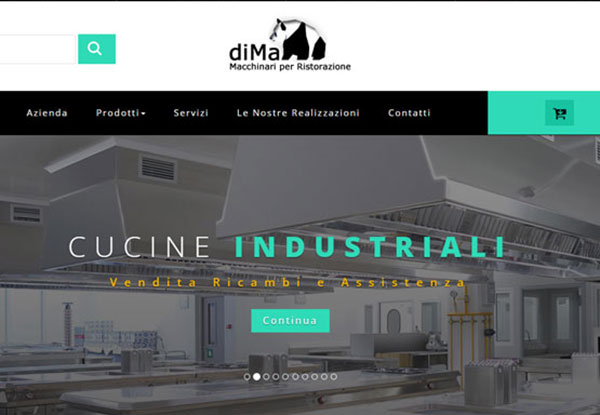 realizzazione sito web Dima Roma