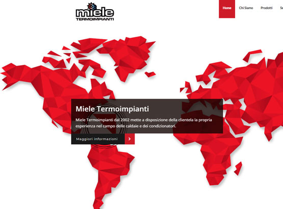 realizzazione sito web miele termoimpianti